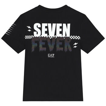 Boys Black Logo T-Shirt