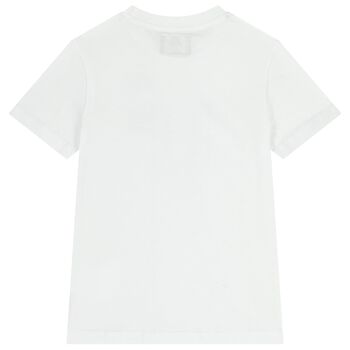 Boys White Logo T-Shirt