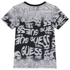 Boys Black & Grey Logo T-Shirt, 2, hi-res