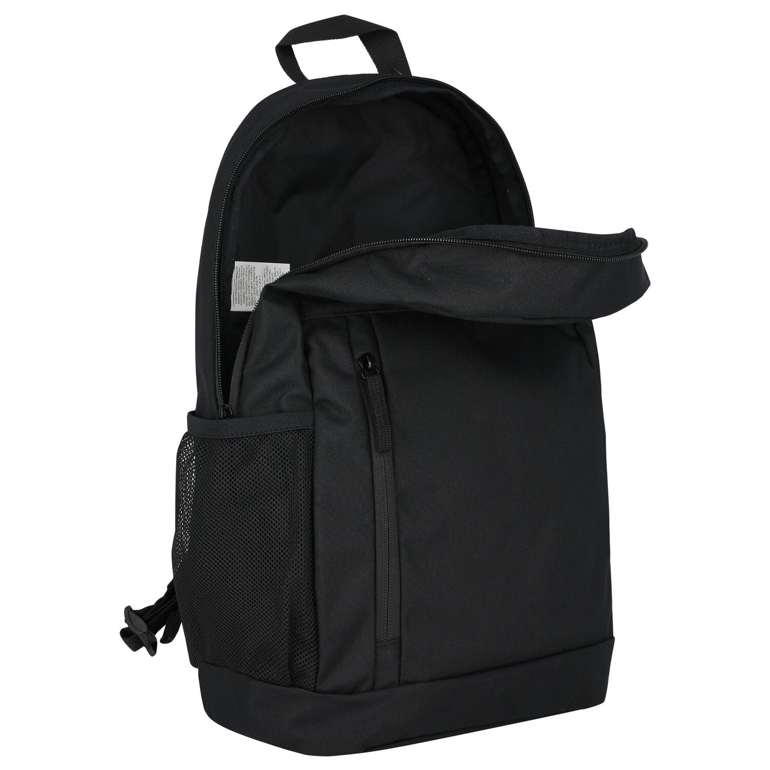 Black Logo Backpack, 1, hi-res