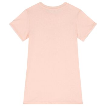 Girls Pink Logo Dress
