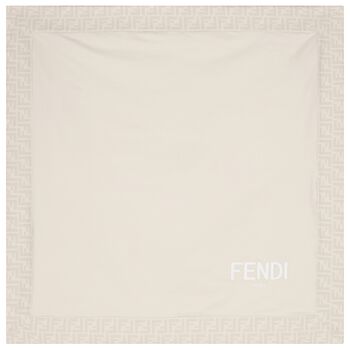 Beige Logo Blanket