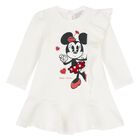 Younger Girls Ivory Disney Dress, 1, hi-res