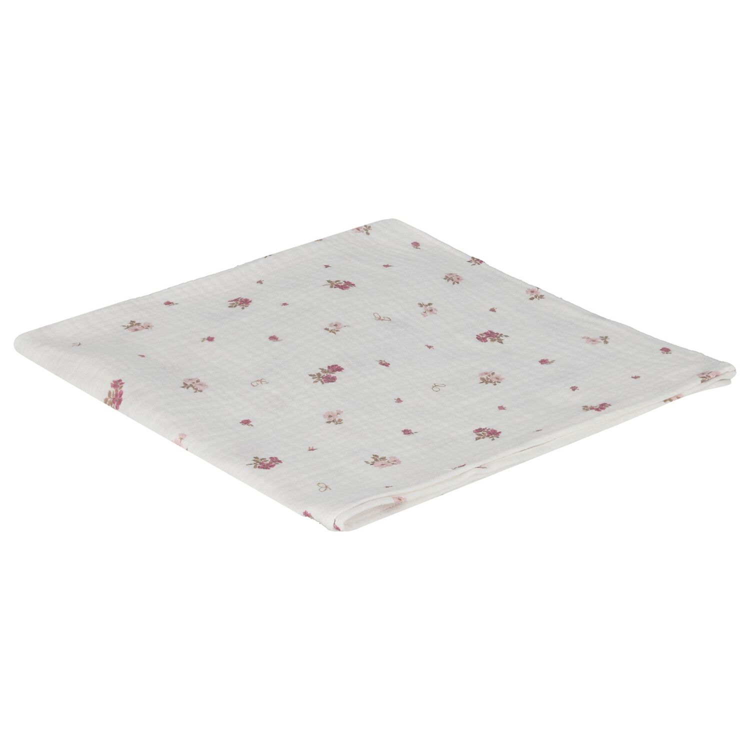 Baby Girls Ivory Floral Muslin Gift Set, 1, hi-res