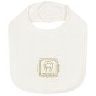 Ivory & Gold Logo Babygrow Gift Set , 1, hi-res