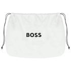 حقيبة تغيير حفاضات بالشعار باللون الأسود, 1, hi-res