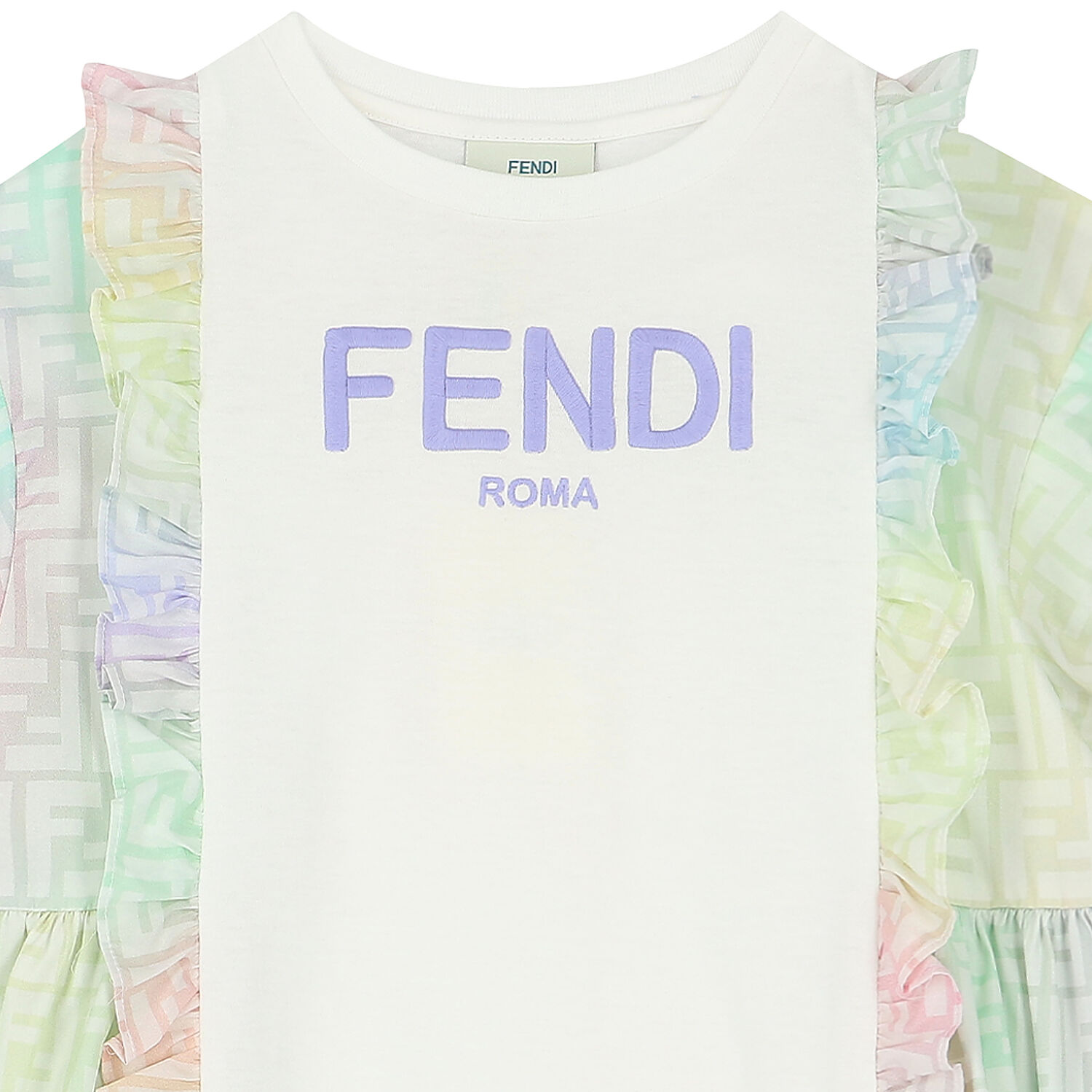 فستان بالشعار متعدد الألوان , 1, hi-res image number null