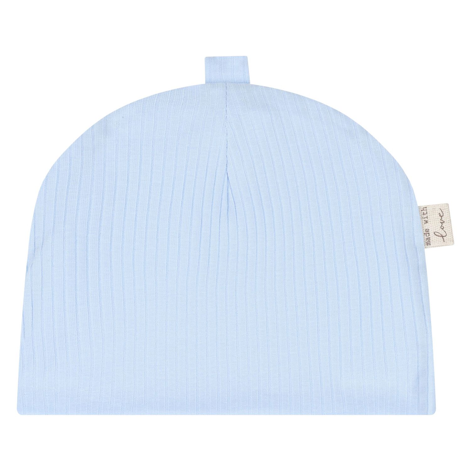 Baby Boys Ivory & Blue Bear Babysuit & Hat Gift Set, 3, hi-res