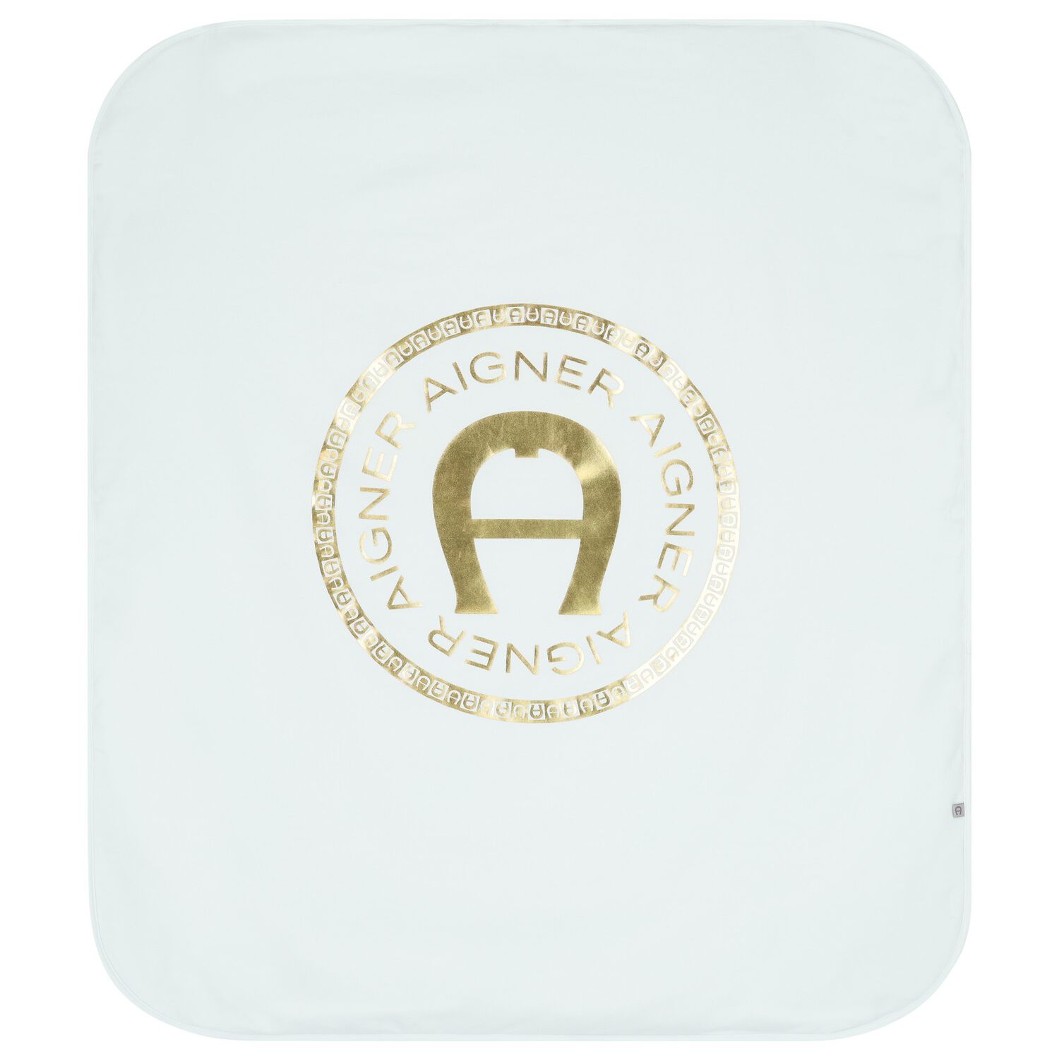 Baby Boys Blue Logo Blanket, 2, hi-res image number null