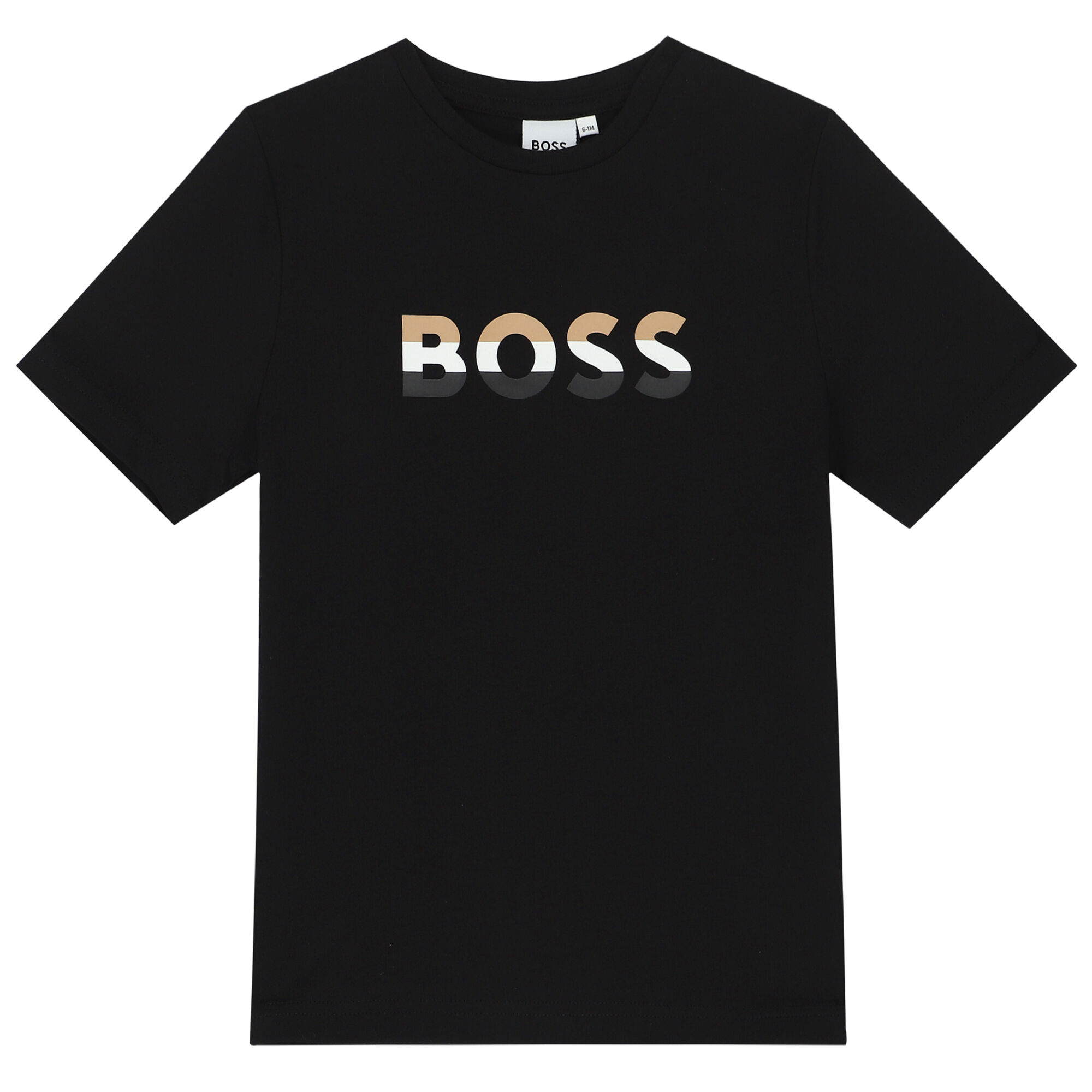 Hugo Boss bebé Chicos Camiseta Naranja J05756 41C 
