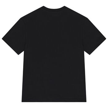 Girls Black Logo T-Shirt
