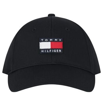 Boys Black Logo Cap