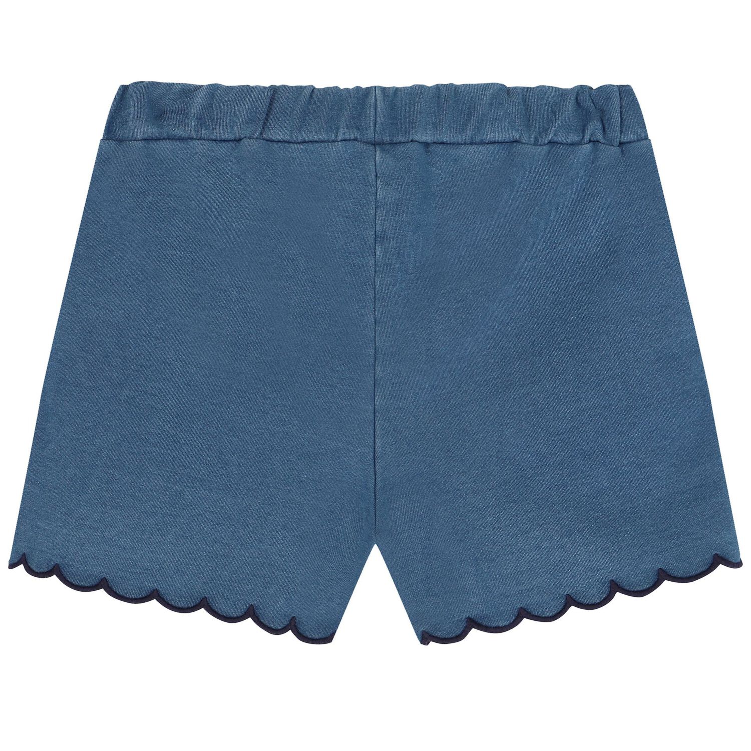 طقم بنات شورت باللون الأصفر والكحلي, 1, hi-res