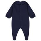 Navy Blue Teddy Bear Logo Babygrow Gift Set, 5, hi-res