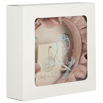 Girls Pink Pleated Ruffled Headband