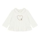 Baby Girls Ivory 2 Piece Babygrow, 2, hi-res