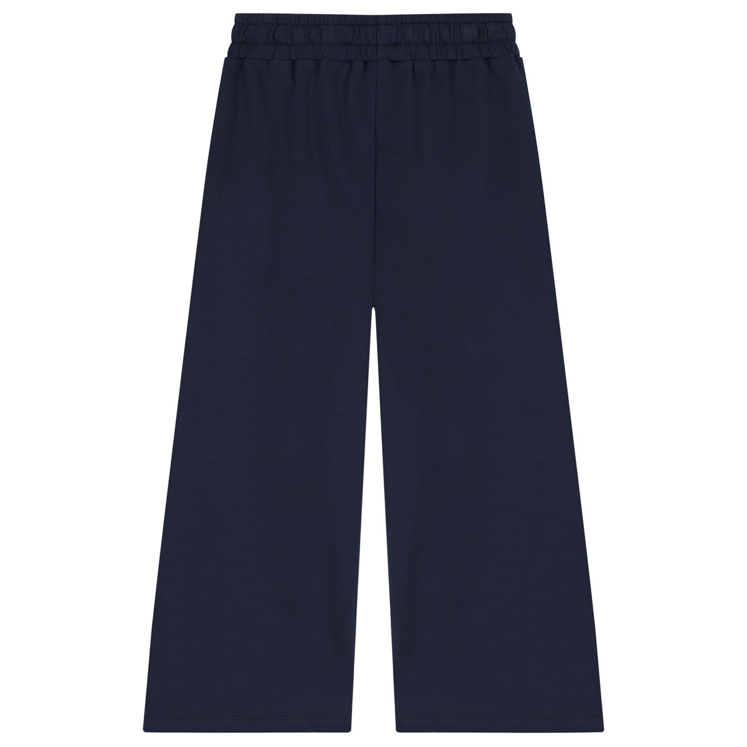 Girls Navy Blue Logo Trousers , 1, hi-res