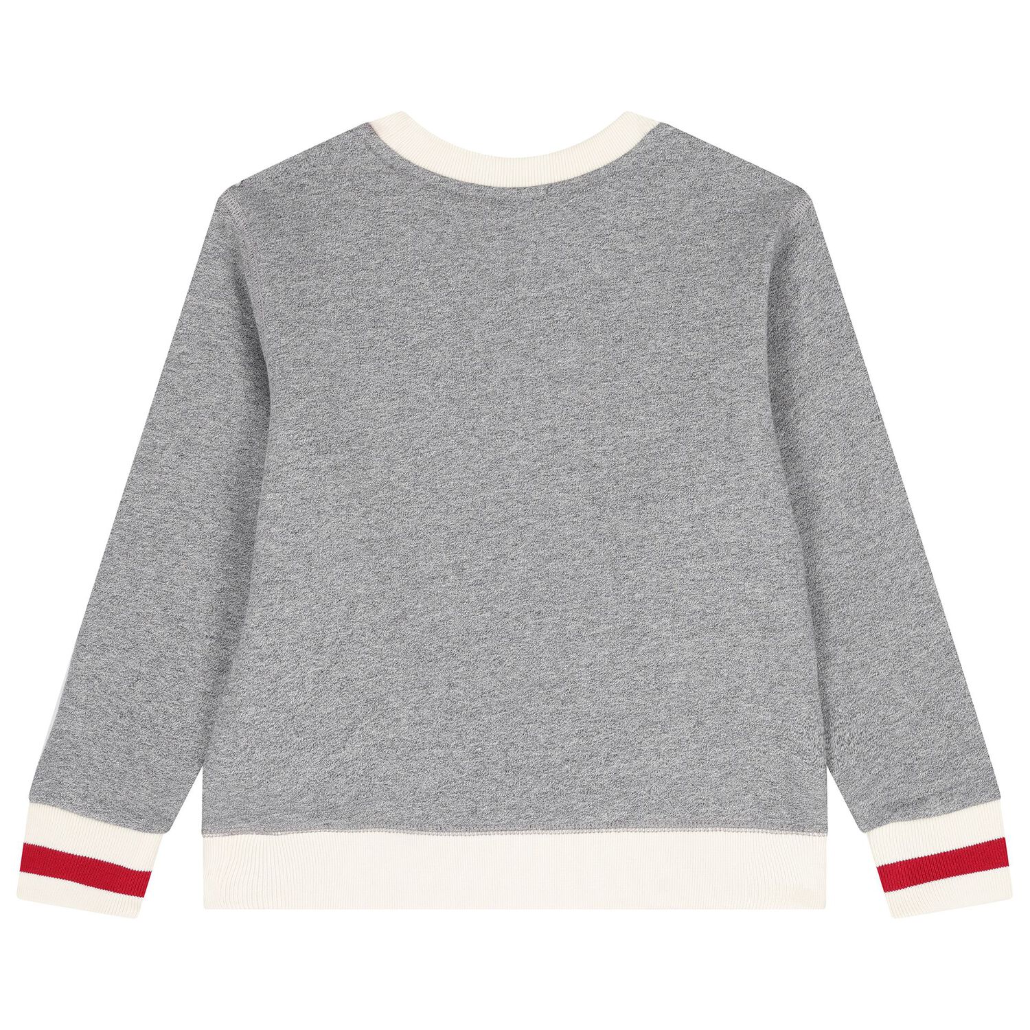 Boys Grey Logo Polo Bear Sweatshirt, 1, hi-res image number null