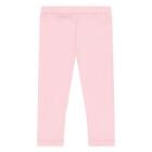 Younger Girls Pink Logo Leggings, 1, hi-res