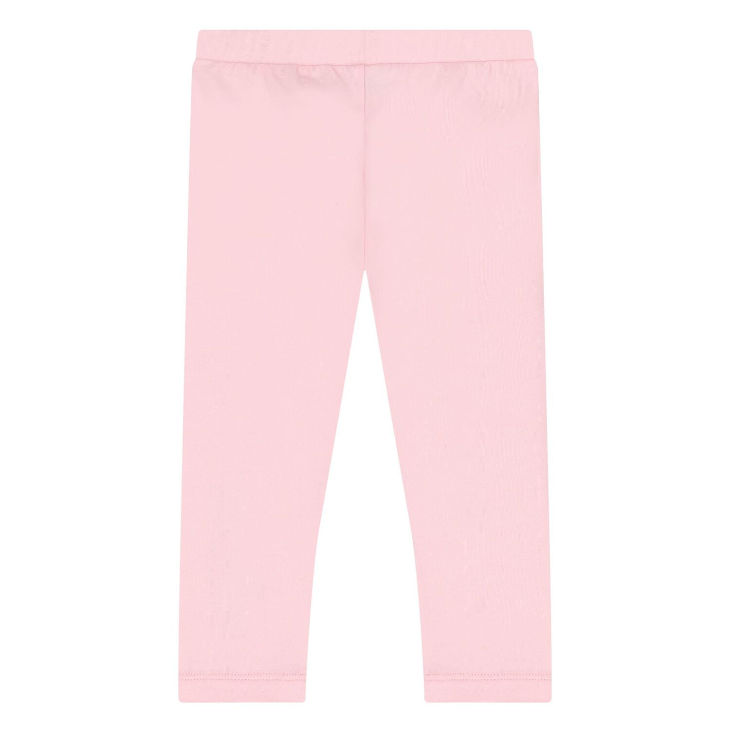 Younger Girls Pink Logo Leggings, 1, hi-res