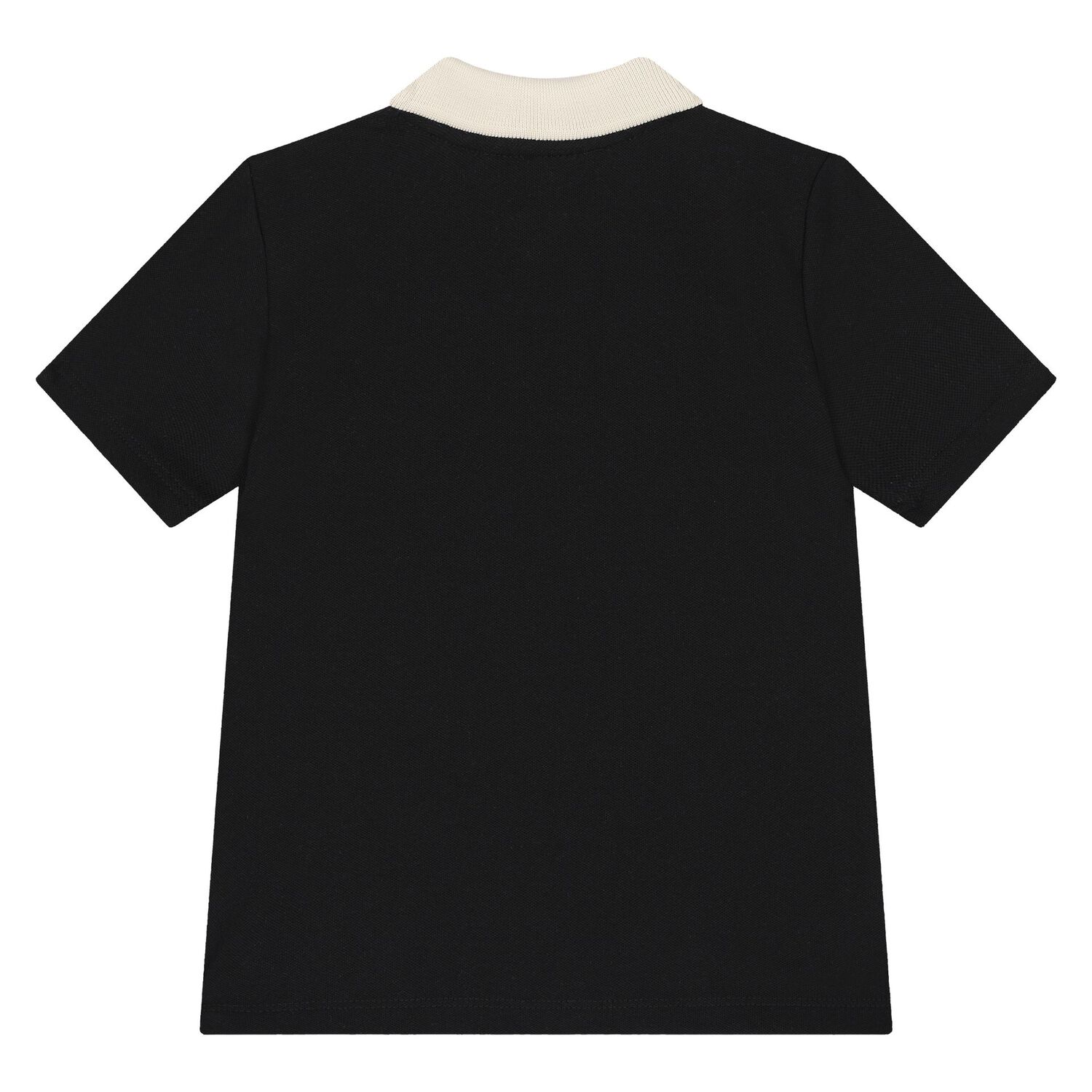 شورت اولاد بالشعار باللون الاسود والبيج , 1, hi-res