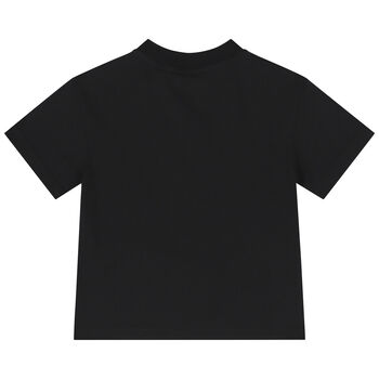 Black Teddy Bear Logo T-Shirt