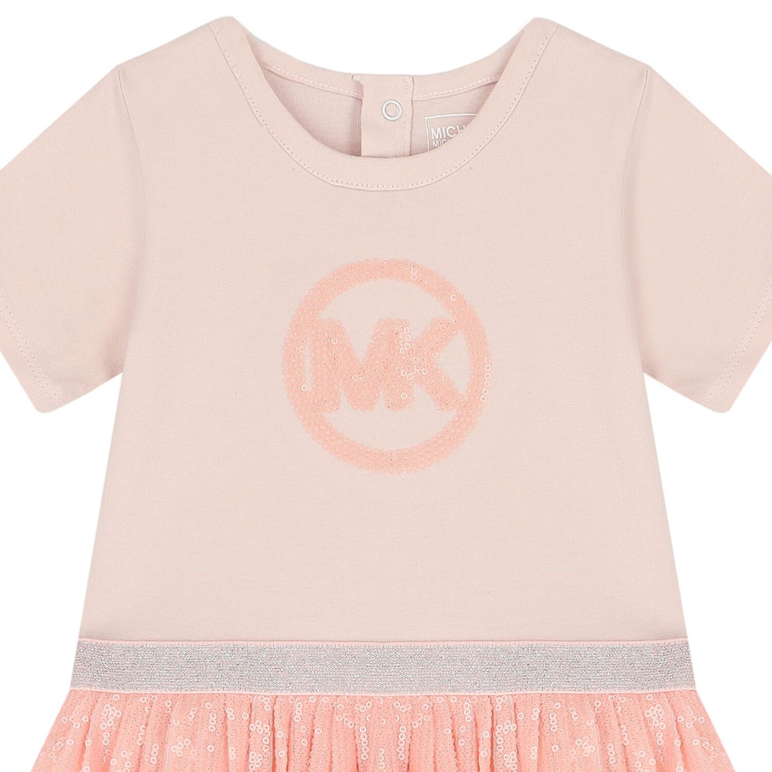 Younger Girls Pink Sequin Dress Set, 2, hi-res image number null