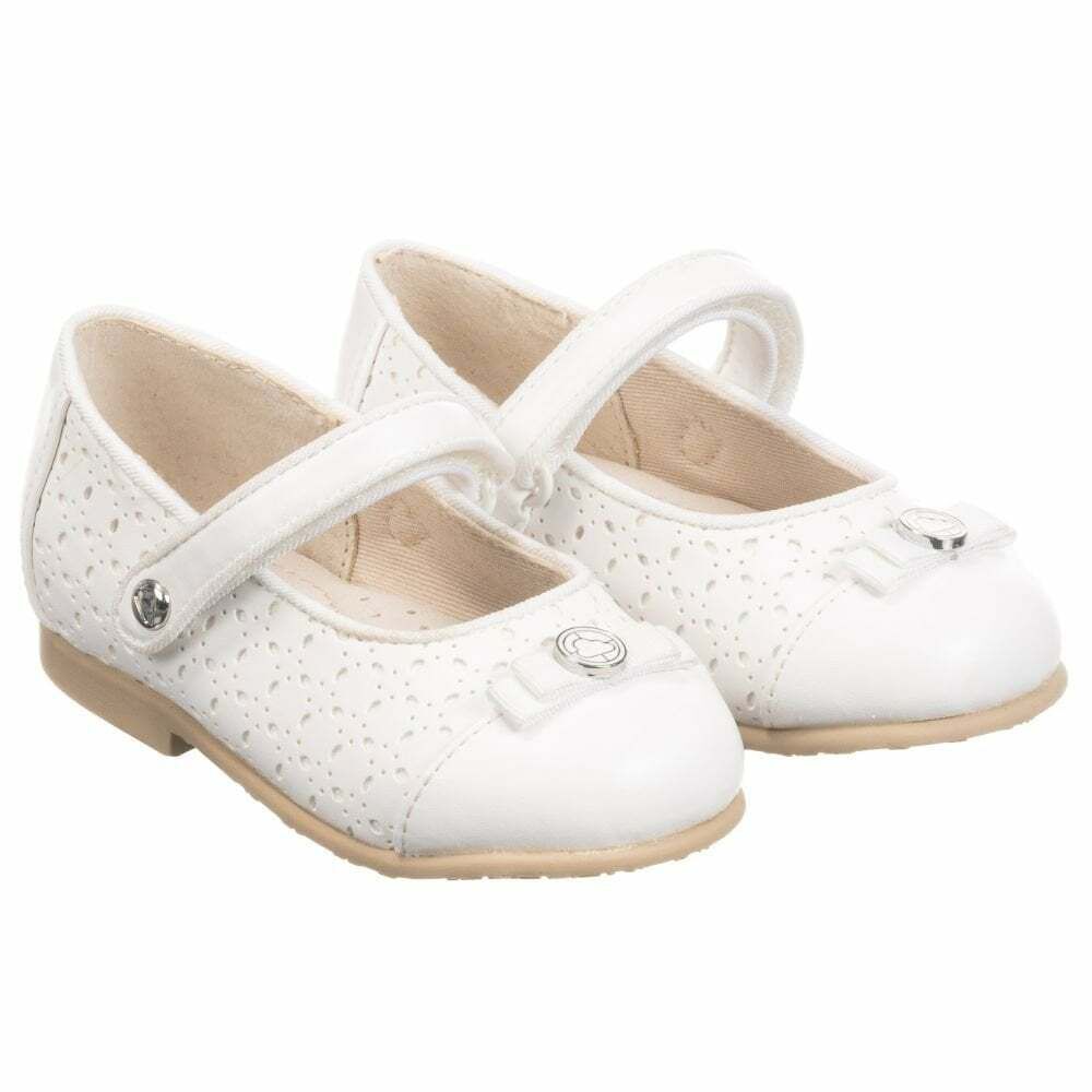 Ladies white clearance ballerina pumps