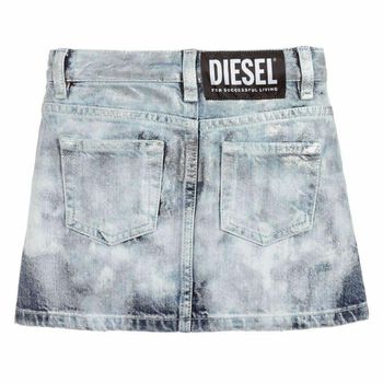Girls Blue & Silver Mini-Me Skirt