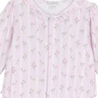Baby Girls Pink Ribbon Stripe Bouquets Babygrow, 1, hi-res