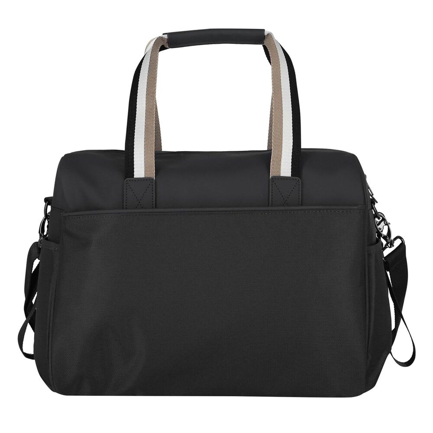 Black Logo Baby Changing Bag, 1, hi-res