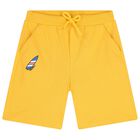 Boys Yellow Shorts, 1, hi-res