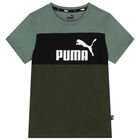 تيشيرت أولاد بالشعار باللون الاخضر والاسود, 4, hi-res