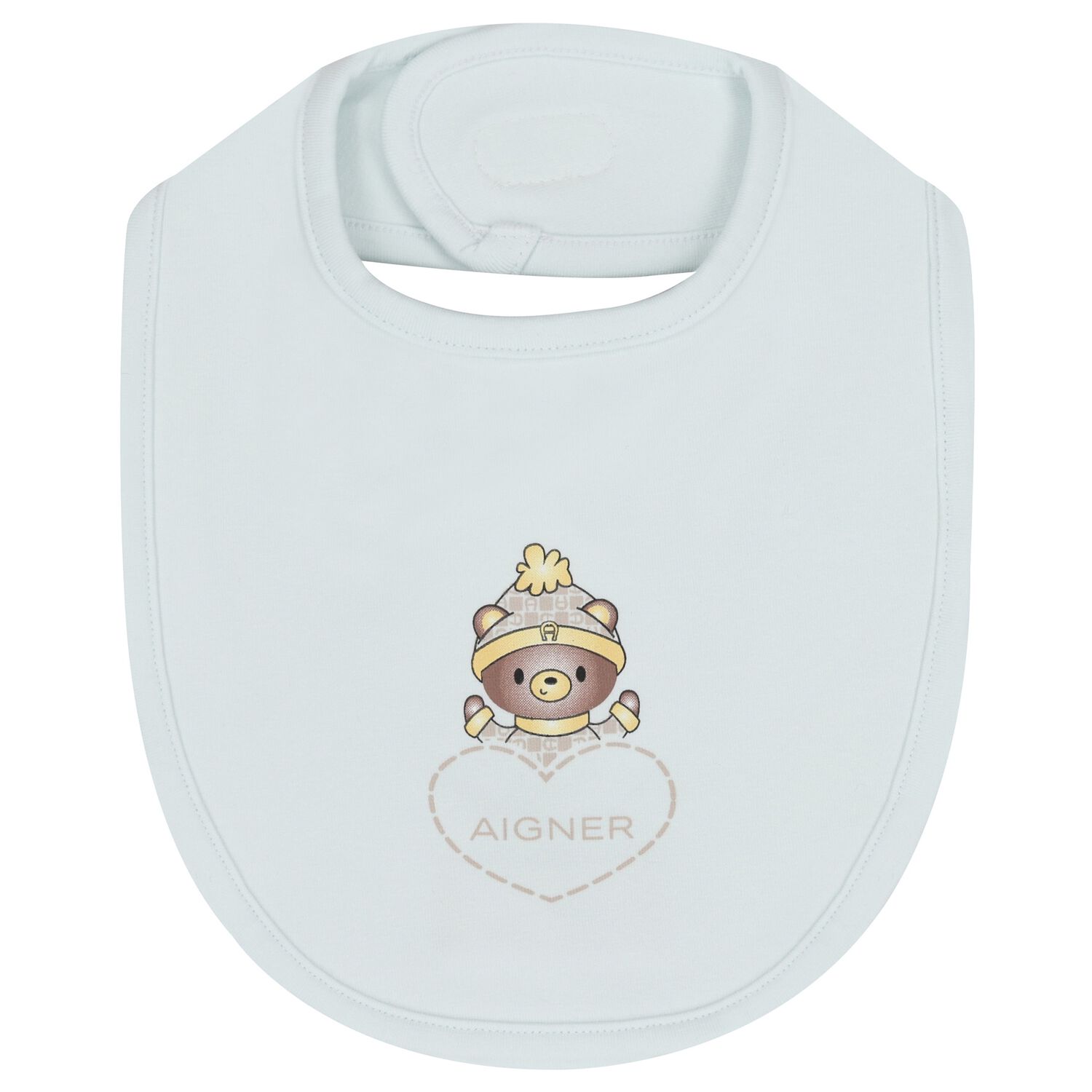 مريلة بشعار دب تيدي باللون أزرق للأولاد, 2, hi-res