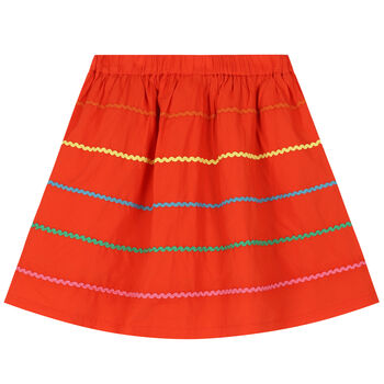 Girls Red Skirt