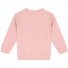 Girls Pink Logo Sweatshirt, 1, hi-res