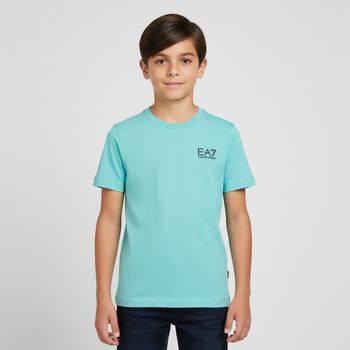 Boys Aqua Logo T-Shirt