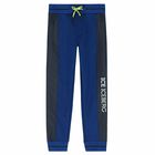 Boys Blue Logo Joggers, 1, hi-res