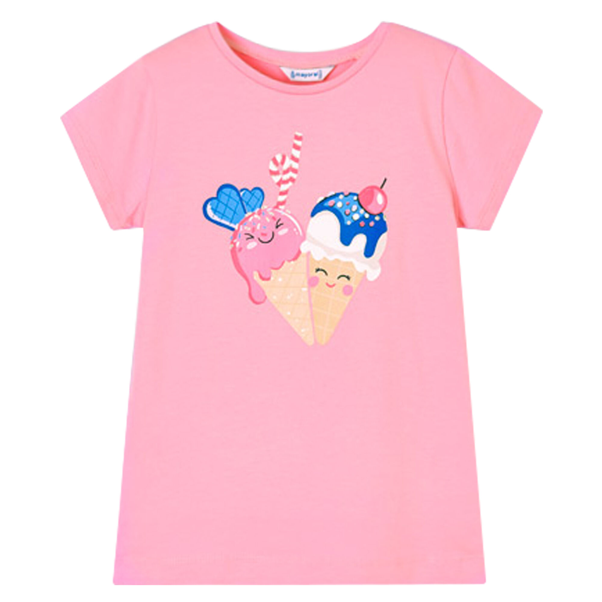 Mayoral Girls Pink Ice Cream T Shirt Junior Couture USA