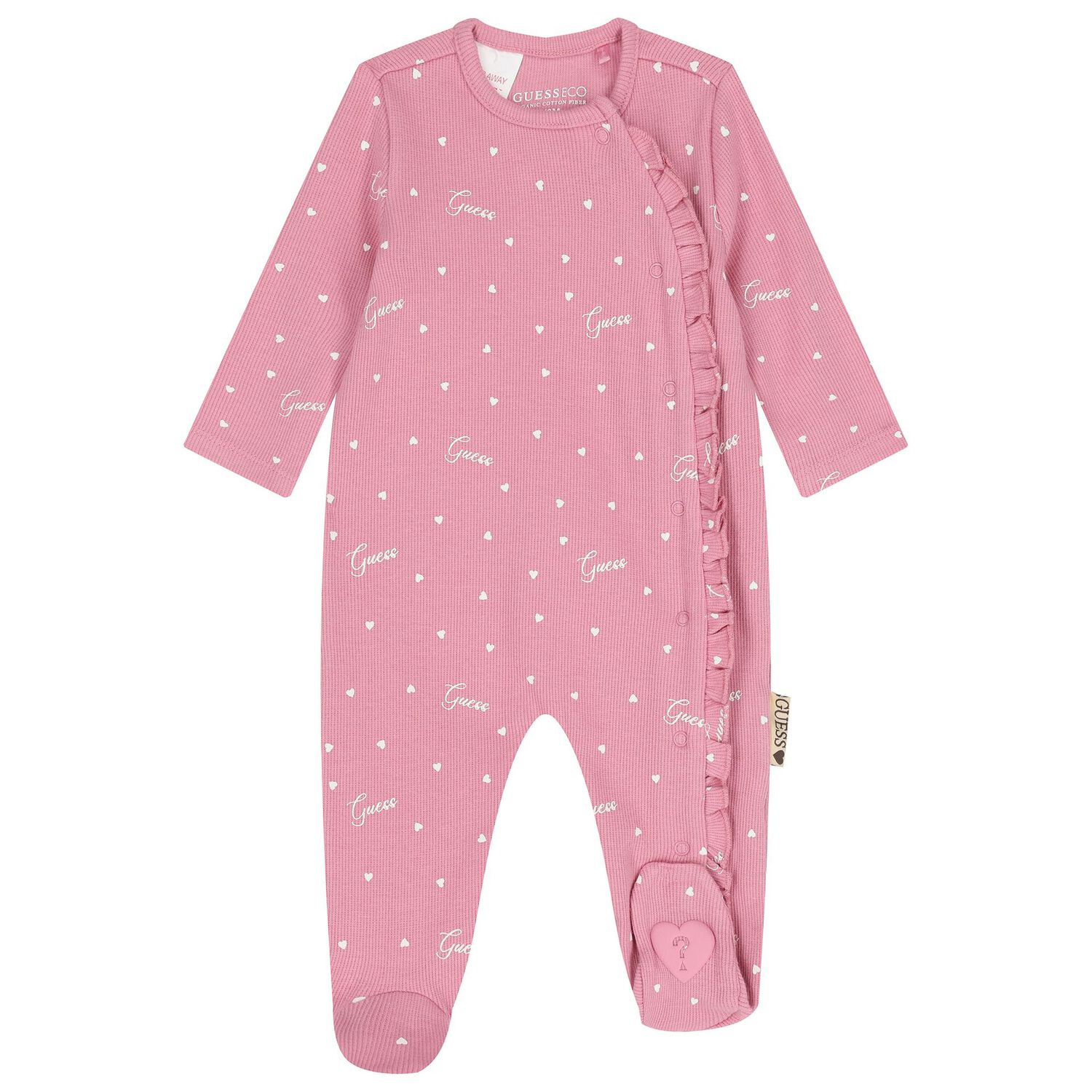 Baby Girls Pink Heart Babygrow Gift Set, 1, hi-res image number null