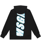 Boys Black Logo Zip Up Top, 1, hi-res