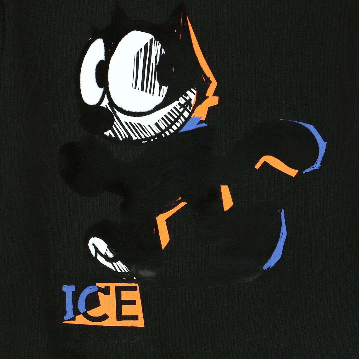 Younger Boys Black Printed Sweatshirt, 1, hi-res image number null