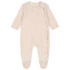 Baby Girls Beige Floral Babygrow Gift Set, 1, hi-res