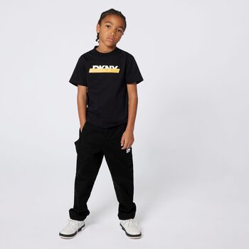 Boys Black Logo T-Shirt