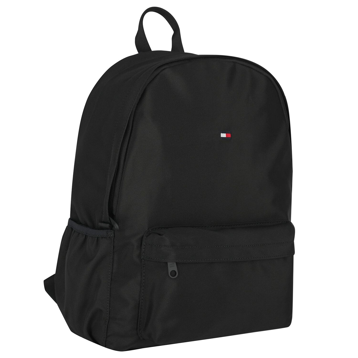 Black Logo Backpack, 1, hi-res