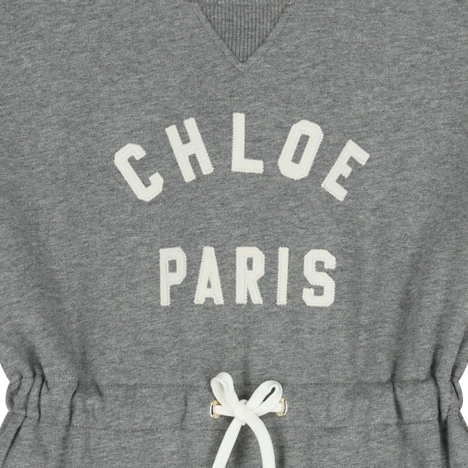 Girls Grey Logo Sweatshirt Dress, 1, hi-res