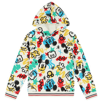 Ivory Mickey Mouse Hooded Top