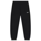 Boys Black Logo Joggers, 1, hi-res