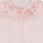 Baby Girls Pink Floral Romper, 1, hi-res