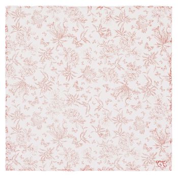  Baby Girls Pink & White Toile De Jouy Muslin Swaddles ( 2-Pack )